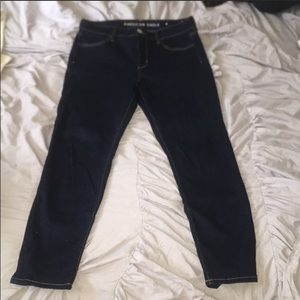 Women’s dark wash skinny jeans